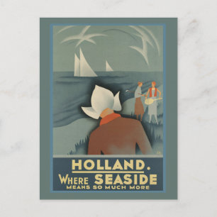 Holland Vintage Travel Postcard Postkarte
