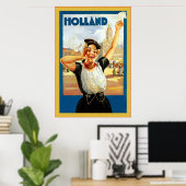 Holland ~ Vintage Travel Poster (Heimbüro)