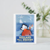 Holland - Vintage Travel Poster Postkarte (Stehend Vorderseite)