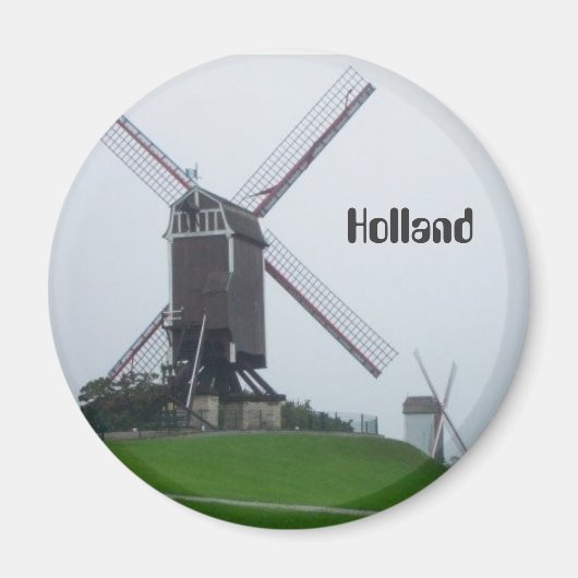 Holland Windmill Magnet (Vorne)