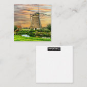 Holland Windmill Mitteilungskarte (Vorne/Hinten)