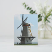 Holland-Windmühle in Zeeland, die Niederlande Postkarte (Stehend Vorderseite)