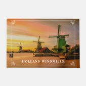 Holland Windmühlen Fußmatte (Vorderseite)
