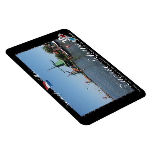 Holland Zaandijk Windmills 3D Red Cyan Anaglyph Magnet (Rechte Seite)