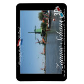 Holland Zaandijk Windmills 3D Red Cyan Anaglyph Magnet (Vertikal)