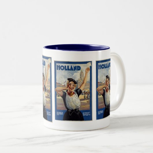 Holland Zweifarbige Tasse (VorderseiteRechts)