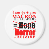Hollande et Macron c'est du suicide - Magnet (Vorne)
