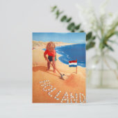 Hollande - Niederlande Vintage Poster Postkarte (Stehend Vorderseite)