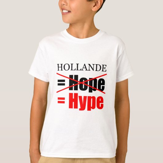 Hollande Not Hope but Hype Kids T-Shirt (Vorderseite)