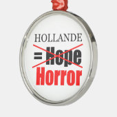 Hollande Not Hope = Horror - R Ornament (Links)