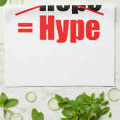 Hollande Not Hope = Hype !!!!!! Handtuch (Gefaltet)
