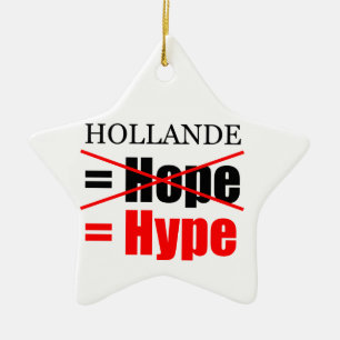 Hollande Not Hope = Hype !!!!!! Keramik Ornament