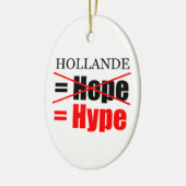 Hollande Not Hope = Hype !!!!!! Keramikornament (Links)