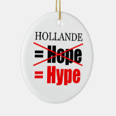 Hollande Not Hope = Hype !!!!!! Keramikornament (Rechts)