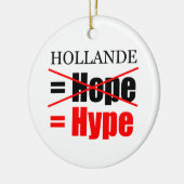 Hollande Not Hope = Hype !!!!!! Keramikornament (Links)