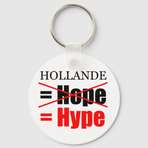 Hollande Not Hope = Hype !!!!!! Schlüsselanhänger