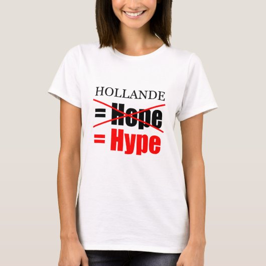 Hollande Not Hope = Hype - W T-Shirt (Vorderseite)