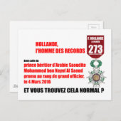 Hollande Record Legions d'Honneur - H Postcard Postkarte (Vorne/Hinten)