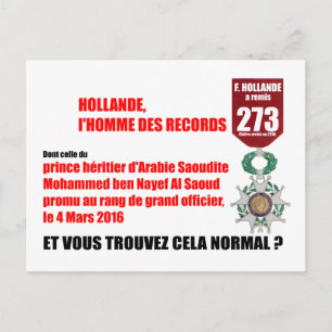 Hollande Record Legions d'Honneur - H Postcard Postkarte
