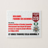 Hollande Record Legions d'Honneur - Puzzle (Horizontal)
