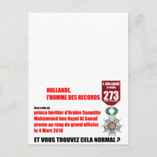 Hollande Record Legions d'Honneur - V Postcard Postkarte
