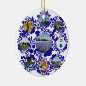 Holländer Delfts blaue Delftware Art Holland Keramik Ornament (Rechts)