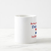 Holländer errichtet Charakter Kaffeetasse (Mittel)