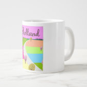 Holländer Felder Reiseplakat Jumbo-Tasse (Vorderseite Rechts)