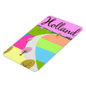 Holländer Felder Reiseplakat Magnet (Linke Seite)
