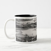 Holländer greifen auf dem Fluss Medway an Zweifarbige Tasse (Links)