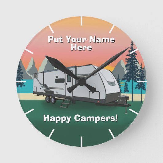 Holländer Kodiak 28SBH Design Runde Wanduhr (Vorderseite)