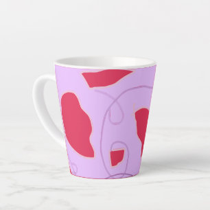 Holländisch wie Rote Tulpen Latte Tasse