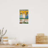 Holländische Ausbilder Vintage Reise Poster (Küche)