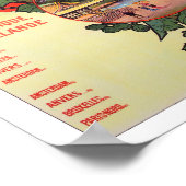 Holländische Ausbilder Vintage Reise Poster (Ecke)