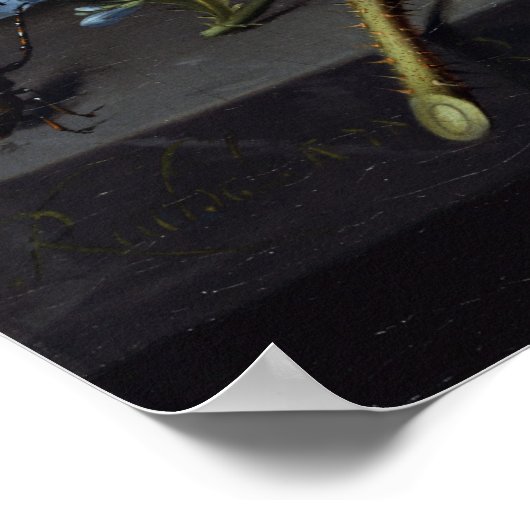 Holländische Blume Malerei Still Life Fine Art Poster (Ecke)