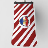 Holländische Fahnenwappen Golf Headcover (Rotieren 90)