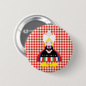 Holländische Frau Button (Vorne & Hinten)