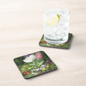 Holländische Frühlingsblumen Getränkeuntersetzer (Rechte Seite)