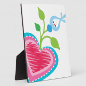 Holländische Gartenherz Fotoplatte (Seite)