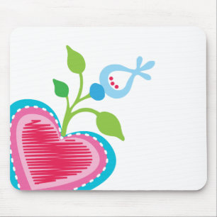 Holländische Gartenherz Mousepad