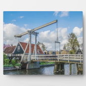 Holländische Holzbrücke Fotoplatte (Vorderseite)