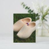 Holländische Holzklumpen Postkarte (Stehend Vorderseite)