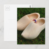 Holländische Holzklumpen Postkarte (Vorne/Hinten)