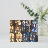 Holländische Holzschuhe Foto Postkarte (Stehend Vorderseite)