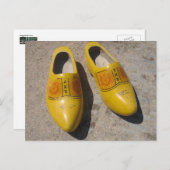 Holländische Holzschuhe in Holland Clogs Postcard Postkarte (Vorne/Hinten)