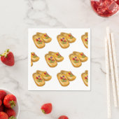 Holländische Holzschuhe mit Tulips, Klompen, Holla Serviette (Beispiel)