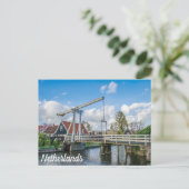 Holländische Hubholzbrücke Postkarte (Stehend Vorderseite)
