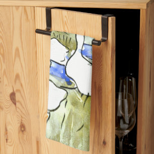 Holländische Jugendherbergen und Gänse Geschirrtuch