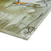 Holländische Jugendherbergen und Gänse Schneidebrett (Ecke)