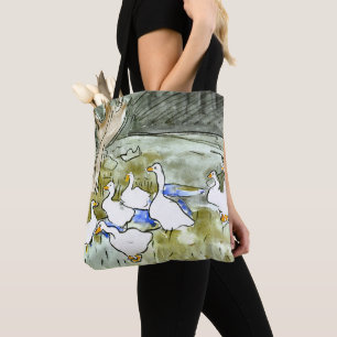 Holländische Jugendherbergen und Gänse Tasche